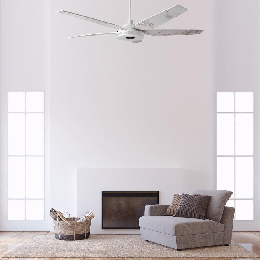 Naos  56" Smart DC Ceiling Fan with Remote Control and LED Light