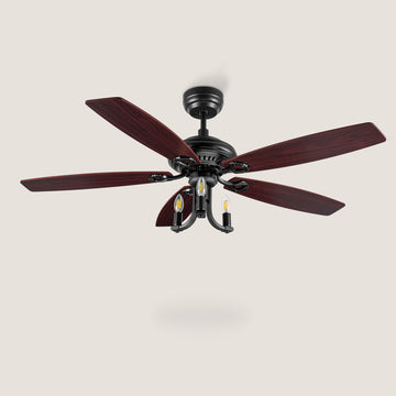 Anka DC Candelabra Ceiling Fan with Light and Remote Control