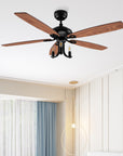 Anka DC Candelabra Ceiling Fan with Light and Remote Control