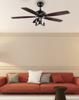 Anka DC Candelabra Ceiling Fan with Light and Remote Control