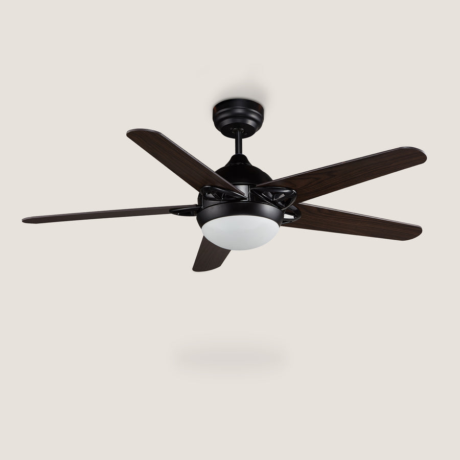 Azha 52" DC Alexa Ceiling Fan with Dimmable Light and Remote Control