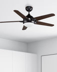 Azha 52" DC Alexa Ceiling Fan with Dimmable Light and Remote Control