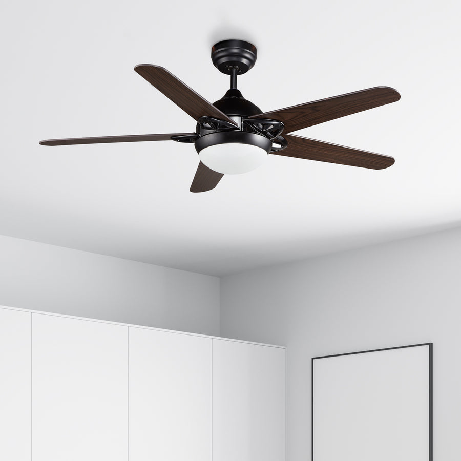 Azha 52" DC Alexa Ceiling Fan with Dimmable Light and Remote Control