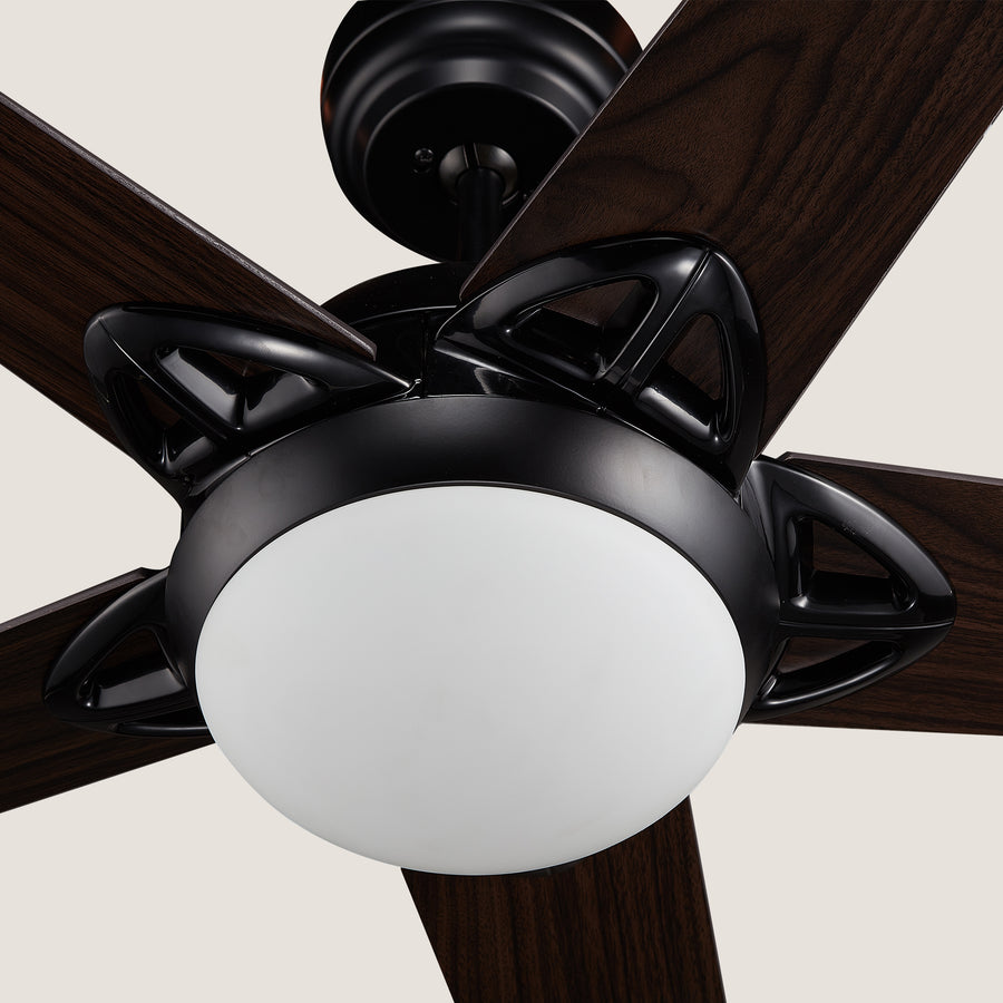 Azha 52" DC Alexa Ceiling Fan with Dimmable Light and Remote Control