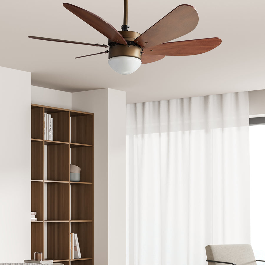 Callisto 38" AC Ceiling Fan with Light and Wall Control