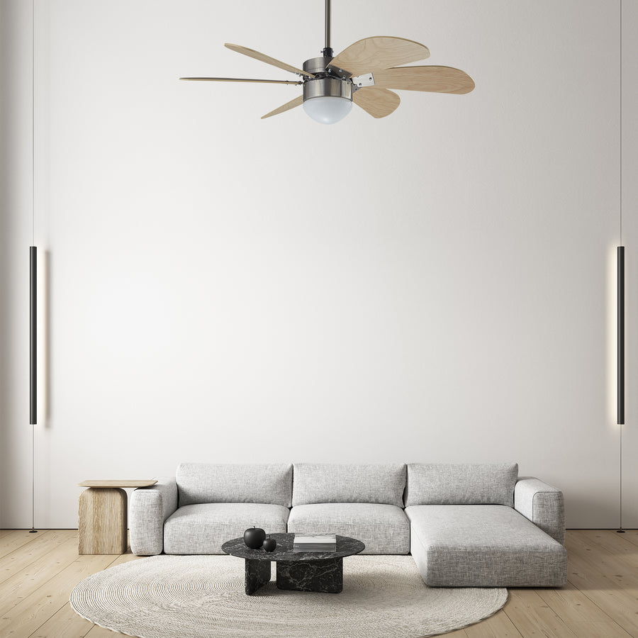 Callisto 38" AC Ceiling Fan with Light and Wall Control