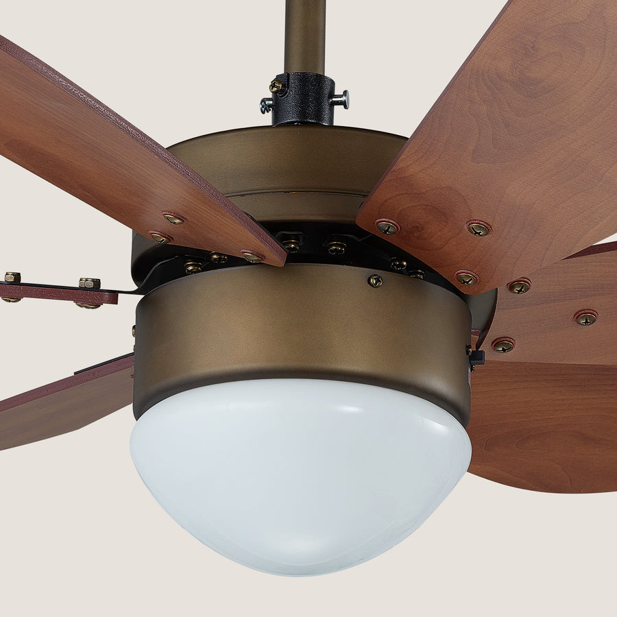 Callisto 38" AC Ceiling Fan with Light and Wall Control