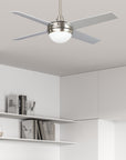 Dione 52" AC Ceiling Fan with LED Light and Wall Control