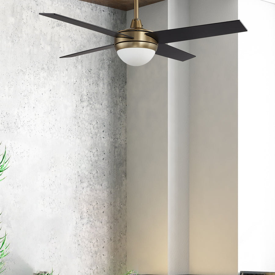 Dione 48" AC Ceiling Fan with LED Light and Wall Control