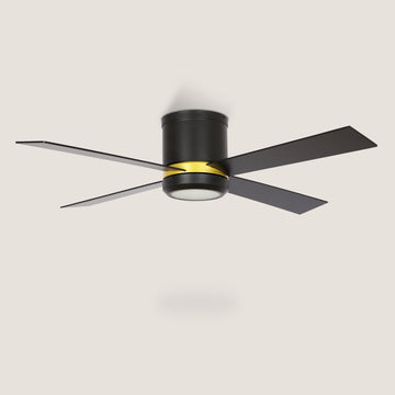 Ginan 52" AC Ceiling Fan with Wall Control and LED Light