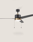 Jovian 52" AC Ceiling Fan with LED Light and Pull-Chain Control