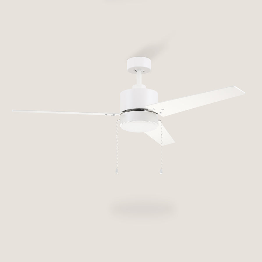 Jovian 52" AC Ceiling Fan with LED Light and Pull-Chain Control