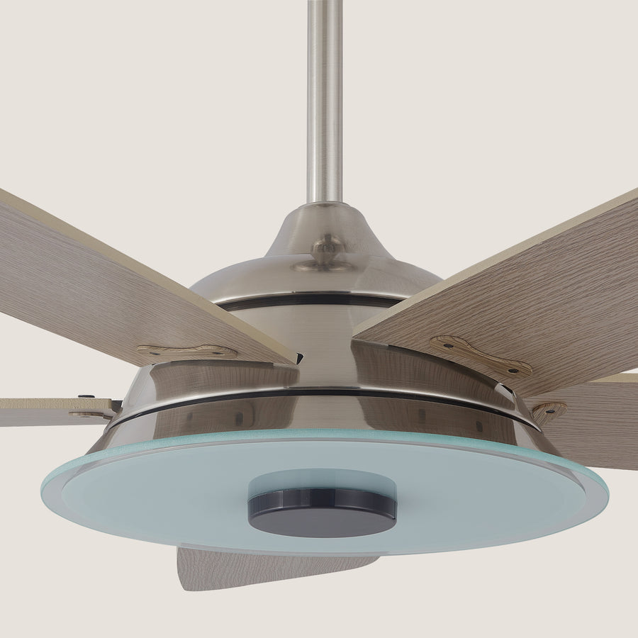 Kraz 56"  Smart DC Fan with Dimmable Light and Remote Control