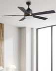 Magi 52" DC Smart Ceiling Fan With LED Light and Wall Control