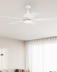 Magi 52" DC Smart Ceiling Fan With LED Light and Wall Control