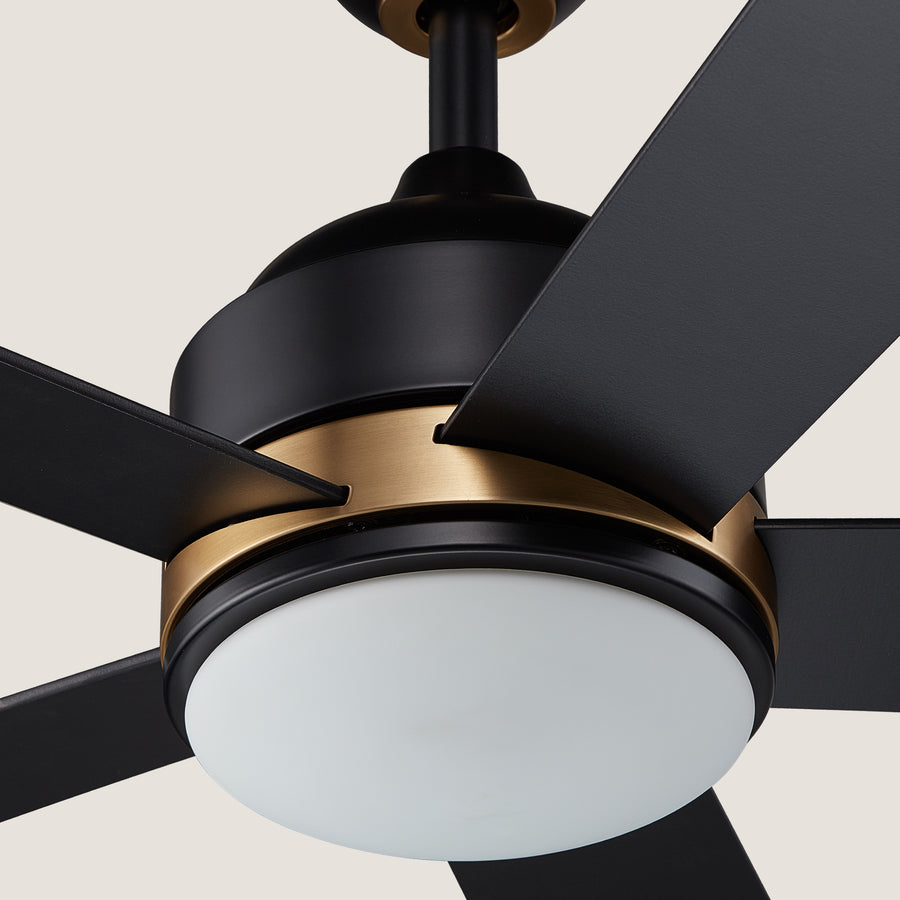 Magi 52" DC Smart Ceiling Fan With LED Light and Wall Control