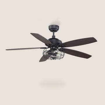 Merak 56" DC Ceiling Fan with Light and Remote Control