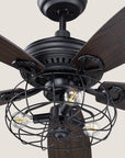 Merak 52" DC Ceiling Fan with Light and Remote Control