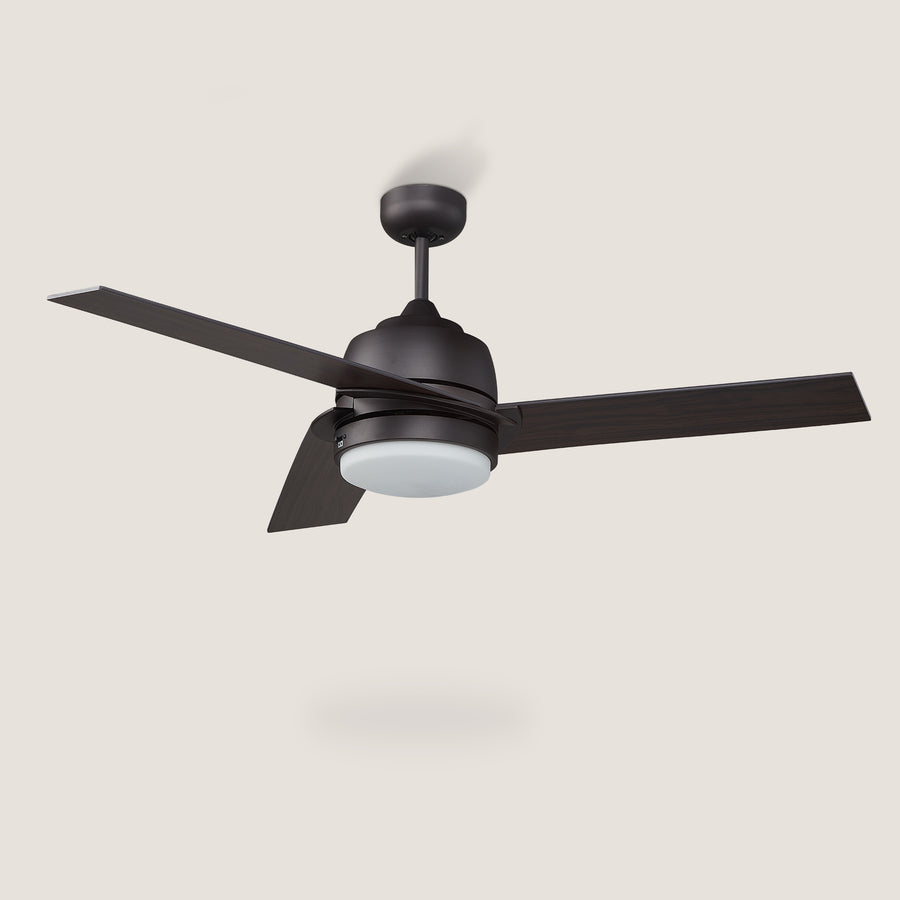 Mizar 52" AC Motor Ceiling Fan with LED Light & Smart Wall Switch Control