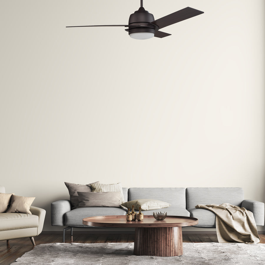 Mizar 52" AC Motor Ceiling Fan with LED Light & Smart Wall Switch Control