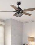 Morava 52" DC Ceiling Fan with Light and Remote Control