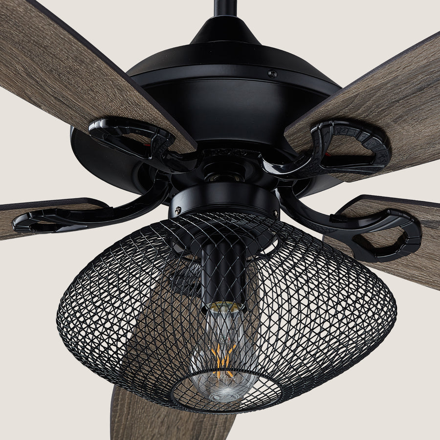 Morava 52" DC Ceiling Fan with Light and Remote Control