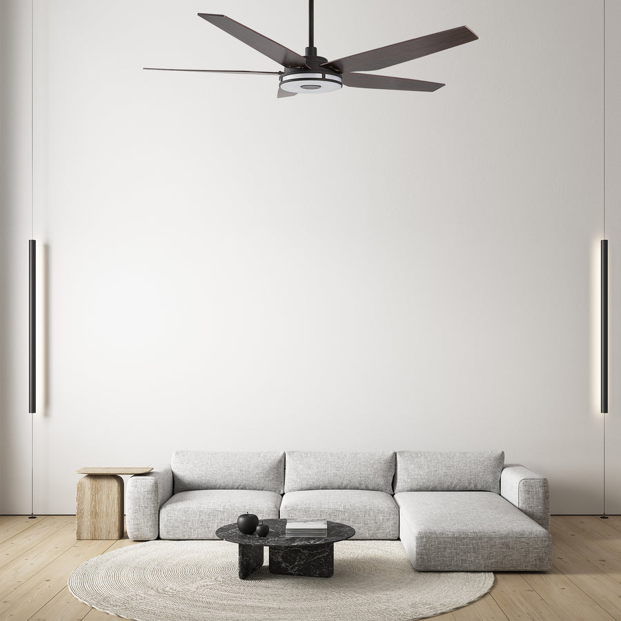 Naos 52" Smart DC Ceiling Fan with Remote Control and LED Light