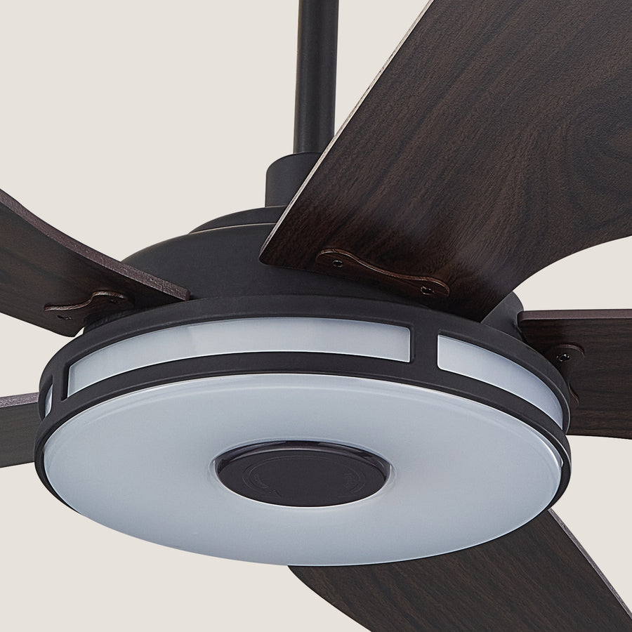 Naos  56" Smart DC Ceiling Fan with Remote Control and LED Light