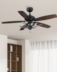 Nervia Remote Control DC Ceiling Fan with Light