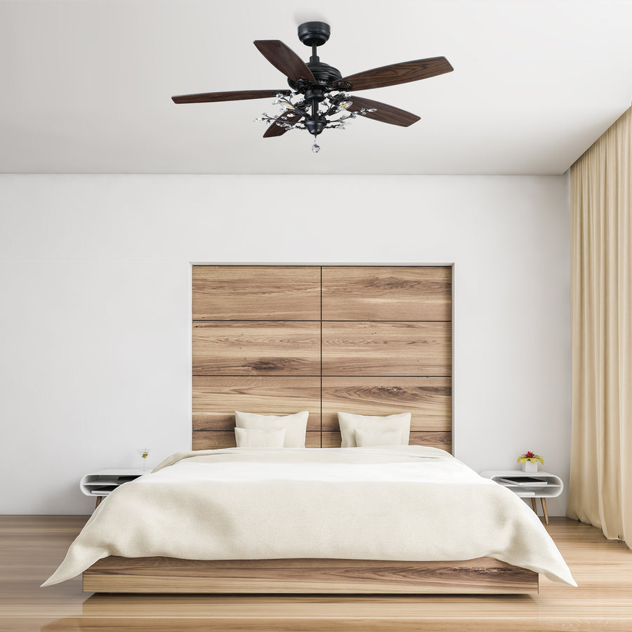 Nervia Remote Control DC Ceiling Fan with Light