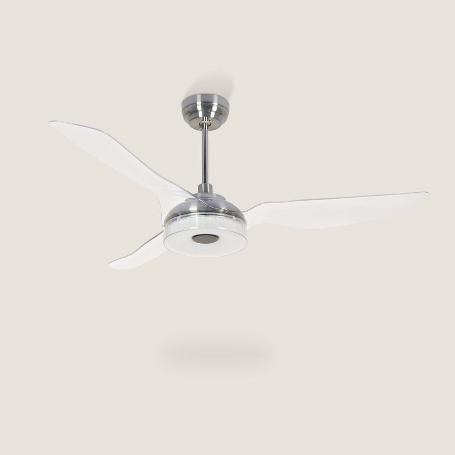 Polaris 56" Remote Control DC Smart Ceiling Fan with LED Light Kit