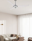 Polaris 56" Remote Control DC Smart Ceiling Fan with LED Light Kit