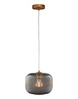 Cygnus Pendant Light Collection features a translucent elongated ribbed glass shade that creates an eye-catching glow. Hanging from a rich gold tone brass finish canopy that enhances its modern sophistication. Place over dining areas, seating areas, and more for a dramatic look. Its versatile look can complement most any room style.