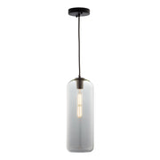 The Orion Cylinder Pendant Light Collection by Carro Home brings a bright and confident touch with a clean, simple design. Descending from a single hanging cord, a smoothly shaped, cylindrical glass shade is capped with sleek metal pieces that are highlighted with beautifully finished metal accents, lending a dynamic touch to this handsome piece.