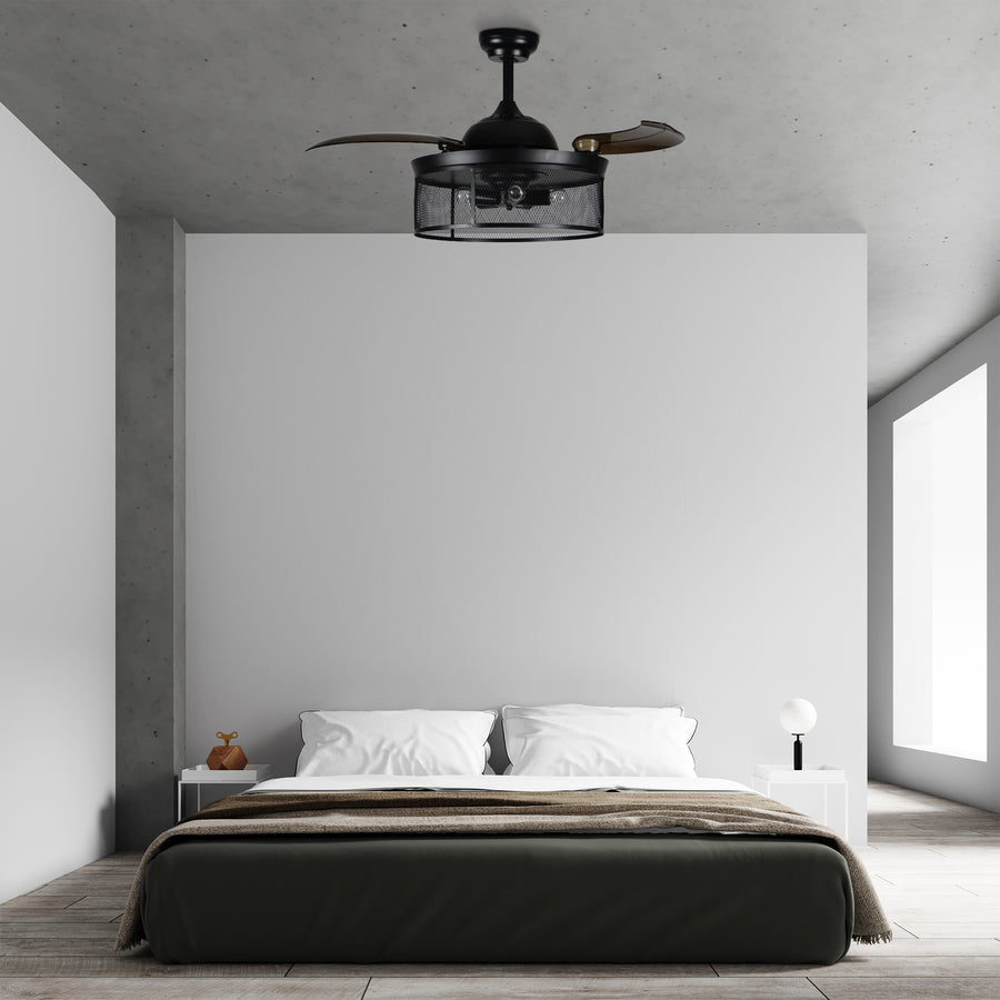 Superba AC Ceiling Fan with Light and Smart Wall Control