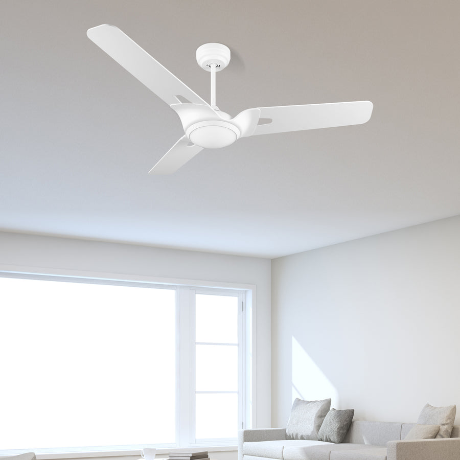 Syrma 56" 10-Speed DC Motor Smart Fan with Remote Control and Light