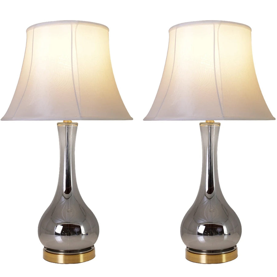 Arclight Translucent Ombre Glass Table Lamp Set of 2