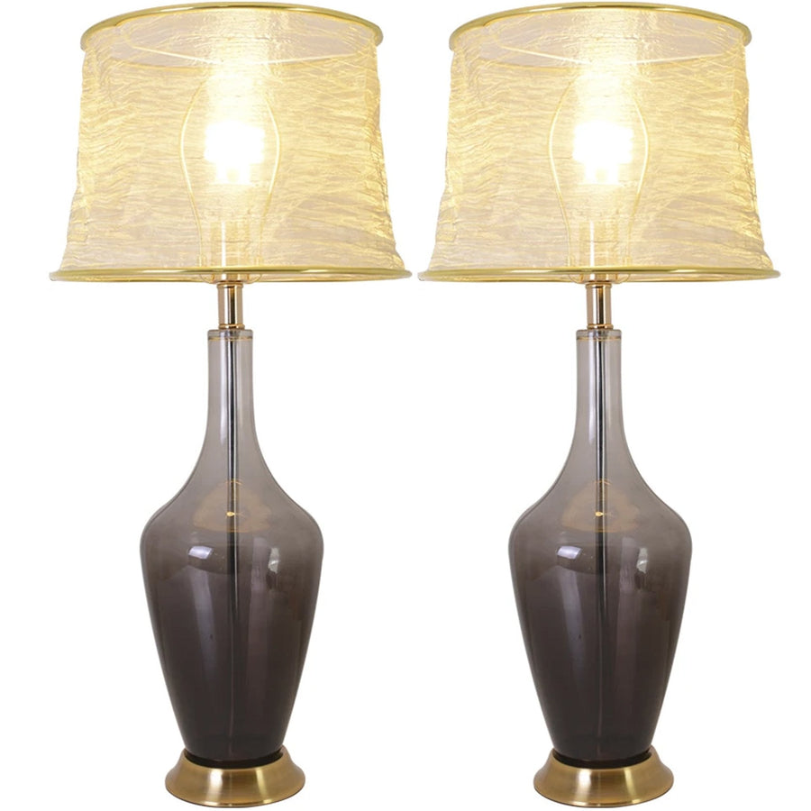 Navi Translucent Glass Table Lamp Set of 2