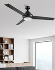 Thebe 52" DC Remote Control Ceiling Fan with Light