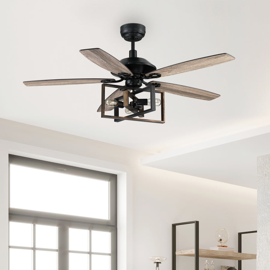 Zania DC Ceiling Fan with Light and Remote Control