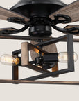 Zania DC Ceiling Fan with Light and Remote Control